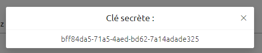 IDD cle secrete